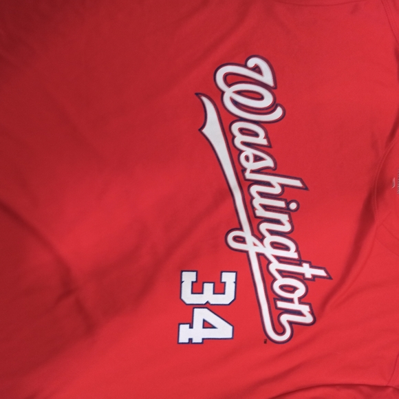 MLB Washington baseball Short sleeve tshirt. Size Large - Picture 9 of 10